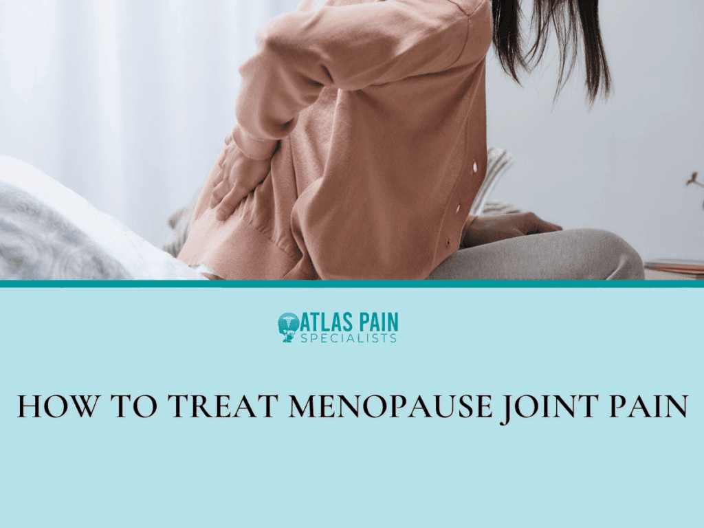 How to Treat Menopause Joint Pain|Infographic illustration on Treatment Approaches for Relieving Menopause Joint Pain|Infographic illustration on Risk Factors for Menopause-Related Joint Pain|Infographic illustration on Risk Factors for Menopause-Related Joint Pain