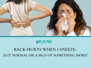 Back Hurts When I Sneeze: Is It Normal or a Sign of Something More?|Infographic illustration on Why Your Lower Back Aches When You Sneeze